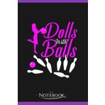Notebook: Bowling Bowler Strike Bowling Ball Spare Gift 9: Notebook Taking Is A Set Of Your Thoughts, Ideas And To-Do List| 120 Pages 6x9 Inches