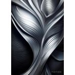 Notebook carbon motif: A5, 100 graph ruled white pages, paperback