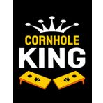 Notebook: Cornhole Cornhole King I Bean Bag I Cornholer 1: Planner Notebook Journal Gifts For Loved One 100 Lined pages 8.5x11