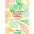 NOTEBOOK de moi&mespaillettes - JOIE - 17,7 cm x 25,4 cm, 120 pages avec des pointillés