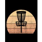 Notebook: Disc Retro Sunset Disc Golfer I Frisbee I Disc Golf: Planner Notebook Journal Gifts For Loved One 100 Lined pages 8.5x11