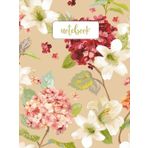 Notebook - Elegant Garden: Vintage Floral Journal with Burgundy & Blush Blooms | 6x8 Lined Softcover Notebook for Writing, Church, and Gift Giving