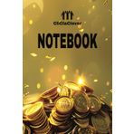 NOTEBOOK - GOLDEN TREASURE - TIMELESS: !!!ATTENTION!!! MATCHING DAILY PLANNER, PUZZLE BOOK & SCRAPBOOK AVAILABLE - 151 PAGES