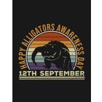 Notebook: Happy Alligators Awareness Day 12th September Alligator: 100 Pages 8.5 x 11 inches| Gift and a Great One Amazing Journal
