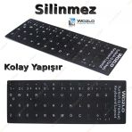 Notebook Klavye Sticker Türkçe Q Siyah Hadron Hdx8256