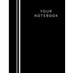 Notebook: Luxury Edition (black & grey line) 4: Notebook Luxury Business - journal diary, Luxury Office (notebook), Notebook journal diary, (Quad Ruled, 110 pages, 8.5 x 11)