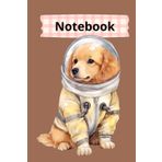 Notebook: Notes w Kratkę z Pieskiem Golden Retriever - 80 Stron Notatek dla fanów Goldenów