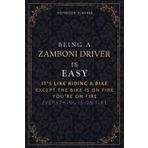 Notebook Planner Being A Zamboni Driver Is Easy It's Like Riding A Bike Except The Bike Is On Fire You're On Fire Everything Is On Fire Luxury Cover: ... 22.86 cm, Do It All, Daily Organizer, A5, Lif