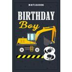 Notebook Planner Birthday Boy 8th Birthday Excavator Construction Vehicle: Planning, Budget, Homeschool,6x9 in , Tax, Goal, Hourly, College, Small Business