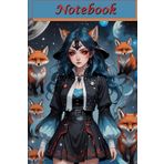 Notebook: Vixen and Foxes, Blank Lined Notebook, 120 Pages