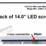 Notespare Acer Aspire A114-31 NX-GQAEY-004 14.0 inç 30 pin Slim Led Uyumlu Laptop LCD Ekran