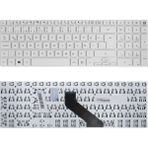 Notespare Acer Uyumlu Aspire E5-521-424W, E5-521-46BW, E5-521-62GK, E5-521-63FP Klavye Tr Beyaz - 001-Renkli - YOK