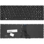 Notespare Acer Uyumlu Aspire NX.GDHEY.001, NX.GDWAA.001, NX.GEDEY.006, NX.GEQEY.002 Klavye Tr Işıklı Siyah - 001-Renkli - YOK