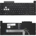 Notespare Asus Uyumlu Tuf Gaming F15 FX506HE-HN005A4, F15 FX506HE-HN005A5 Işıklı Klavye Siyah Tr - 001-Renkli - YOK