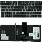 Notespare Hp ile Uyumlu Elitebook Folio 1030 G1 (X2F04EA) Notebook Klavye Işıklı Gri Çerçeveli Tr - Gümüş - tek ebat