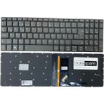 Notespare Lenovo ile Uyumlu Ideapad 330S-15AST Amd A9-9425 Klavye Işıklı Füme Tr Power Tuşsuz Versiyon - tek ebat