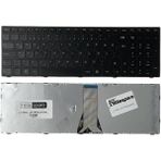 Notespare Lenovo ile Uyumlu Ideapad 500-15ISK 80NT00NYTX, 500-15ISK 80NT00P2TX Notebook Klavye Siyah Tr - tek ebat