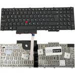 Notespare Lenovo ile Uyumlu Thinkpad P50 I7-6700HQ, P70 I7-6820HQ Notebook Klavye Siyah Tr Çerçeveli - tek ebat