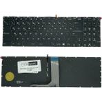 Notespare Msi ile Uyumlu GT72S 6qe(Dominator Pro G)-215TR Notebook Klavye Işıklı Siyah Tr - tek ebat