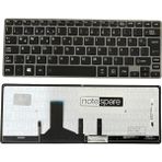 Notespare Toshiba ile Uyumlu Portege Z30-A-1F7, Z30-A-1FP, Z30-A-1FQ Notebook Klavye Işıklı Siyah Tr - 001-Renkli - YOK