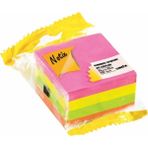 Notix Neon 4 Renk Kup 320 Yaprak 75x75 Asmalı Not Kağıdı