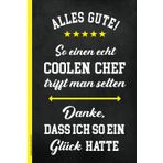 Notizbuch Abschied Chef: Abschiedsgeschenk für Chef Geschenk bester Vorgesetzter Danke für Teamleiter Geschenkidee Buch A5 kariert zur Erinnerung Alles Gute zum Jobwechsel Neustart und Ruhestand