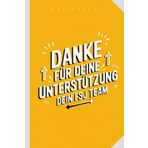 Notizbuch - Abschiedsgeschenk FSJ - Danke für das Freiwillige Soziale Jahr: Danke für deine Unterstützung - Dein FSJ Team - Notizheft/ Notizbuch mit ... A5 Format mit 120 Seiten zum Füllen