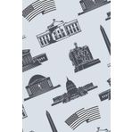 Notizbuch: Amerika Notizbuch | 6x9 Zoll DIN A5 | 100 Seiten liniert | Washingtonreise Notizheft | Amerikareise Tagebuch | Washingtonurlaub Reisetagebuch | Amerikaurlaub Schreibheft