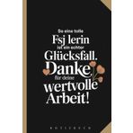 Notizbuch für eine tolle FSJ lerin - Dankeschön Geschenk Freiwilligendienst: Danke sagen an die großartige Unterstützung mit einem Notizbuch im A5 Format und 120 blanko Seiten