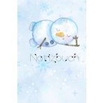 Notizbuch in einem Schneemann-Design: Auch im Winter sind Notizen nicht wegzudenken.