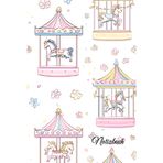 Notizbuch: Kinderkarussell Notizbuch | 6x9 Zoll DIN A5 | 100 Seiten liniert | Vergnügungspark Notizheft | Schausteller Tagebuch | Kirmes Geschenk