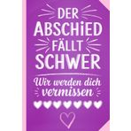 Notizbuch zum Abschied - Danke vom Team: Abschied vom Verein, Freunden, Beruf, Schule, Familie - perfekte Geschenkidee