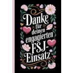 Notizheft FSJ - Geschenk: Danke für deinen engagierten FSJ Einsatz - wundervolle Erinnerung und Geste