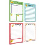Notluk - Bloknot 4'lü Set (Emoji Yıldız Temalı Notes To Do List ) (10-14 Cm)