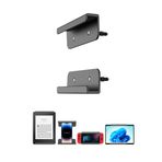 NOTMBESTM iPad Mini/ipad pro/ipad air için Tablet Duvar Montajı Samsung/Kindle/E-Okuyucu için Tablet Tutacağı iPhone için Yapışkan veya Vida ile Sabitlenmiş Duvar Telefonu Tutacağı (Siyah)