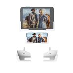NOTMBESTM Tablet Duvara Monte Telefon Tutacağı ipad/Samsung/Kindle/E-Okuyucu için Uygun iPhone için Duvar Telefonu Montajı Mutfak/Duş/Ayna/Başucu için Uygun Yapışkan veya Vida ile Sabitlenmiştir (2