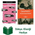 Notos Kitap Büyük Cam Üç Otobiyografi + Geometri + Dünya Klasiği Hediye - Hayır