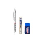 Notpa Rotring Tikky 0.7 mm Beyaz Kalem Faber Silgi ve Min Uç
