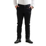 Notra Klasik Kesim Kışlık Kumaş Gabardin Boru Paça Erkek Pantolon SİYAH 48