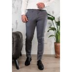 Notra Slimfit Dar Paça Erkek Yazlık Gabardin Chino Pantolon - 44 - Gri