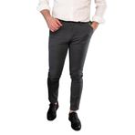 Notra Slimfit Dar Paça Erkek Yazlık Gabardin Chino Pantolon - 48 - Antrasit