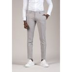 Notra Slimfit Pamuklu Full Likralı Esnek Yazlık Kumaş Pantolon - Gri - 46