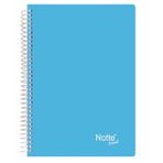 Notte 60-357 Spiralli Plastik Kapak A4 Trend 80 Yaprak Çizgili Defter