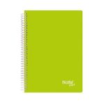Notte Dikişli Plastik Kapak A5 Trend 100 Yaprak Çizgili Defter