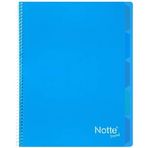 Notte10-355 Dikişli Plastik Kapak A4 Trend 40 Yaprak Çizgili Defter