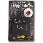 Notyaz Think White Yapışkanlı Bloknot Siyah