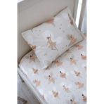 Nou Balerin Periler Organik Bebek Lastikli Çarşaf Seti (80X140+15) - Fairy Garden