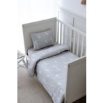 NOU Minik Aylı Organik Park Yatak Nevresim Takımı (80X120) - Mini Moons