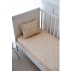 NOU Nergis Bahçesi Organik Bebek Lastikli Çarşaf Seti (70X110+15) - Spiring Daffodil