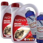 Nova -25 Derece Organik Kırmızı Antifriz 2 X 3 Litre + 2 X 1L Cam Suyu